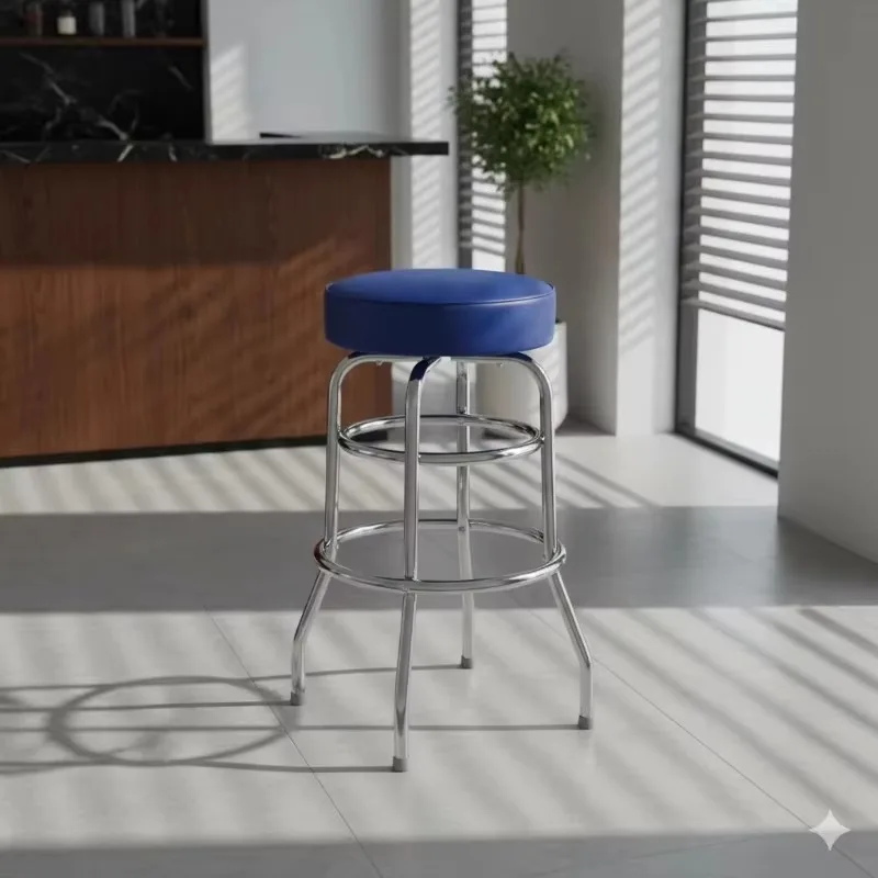 customized-modern-stainless-steel-high-round-chairs-swivel-leather-waterproof-bar-stool-printed-for-living-room-kitchen