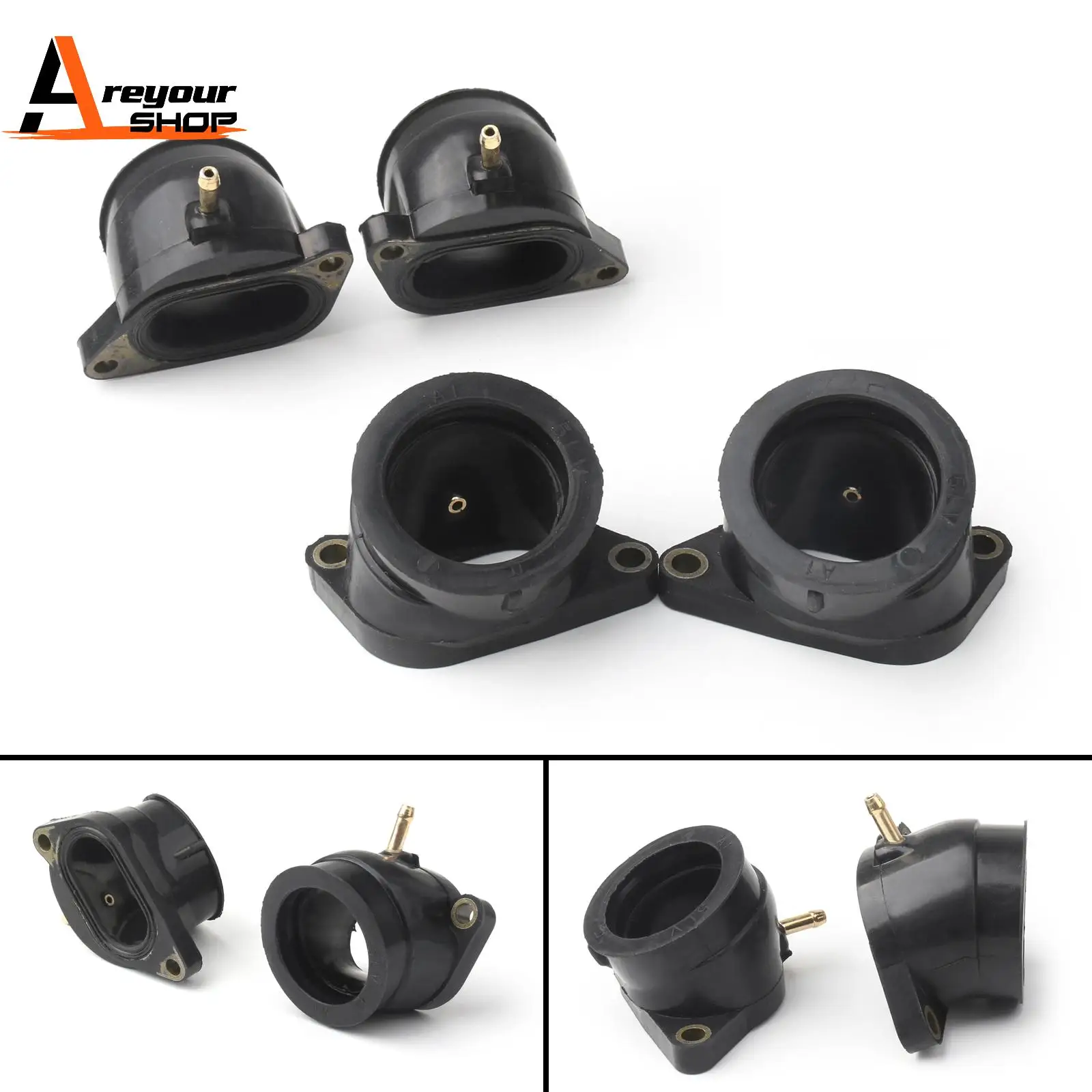 

Carburetor Intake Manifold Boots for Yamaha FZS1000 FZ1 Fazer 1000 2001 2002 2003 2004 2005
