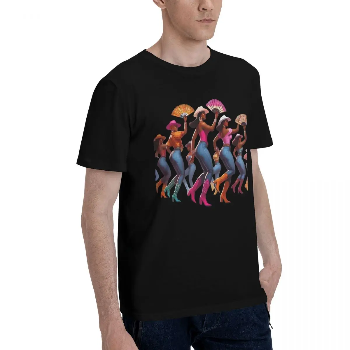 Sports Colorful Cowgirl Dance Top tee Kemp Classic High grade Activity competition USA Size