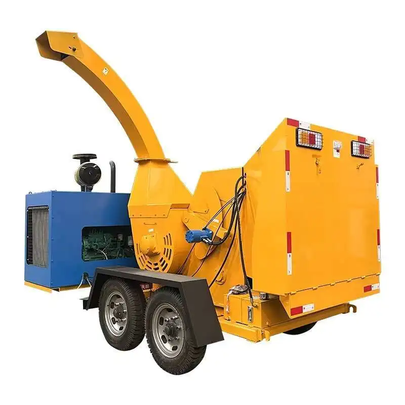 多機能大型枝クラッシャー全自動木材クラッシャーガーデンドライおよびウェット籐の枝と葉のクラッシャー