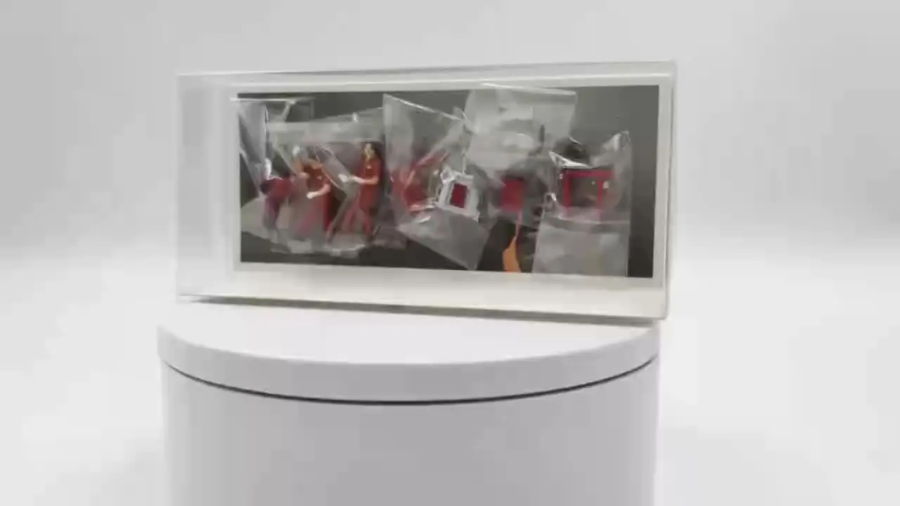 Ysyqkn Accessoires de Garage à L'échelle 1:64, Fabriqués En Micro-résine Simulée, Maquette Peinte à La Main, Moyeu de Panneau Perforé