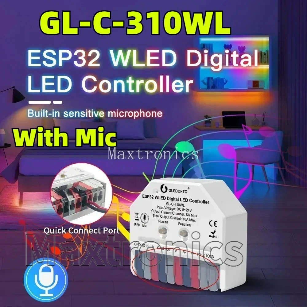 309WL/GL-C-310WL ESP32 미니 WLED - Espressif Esp32 리뷰 및 가격