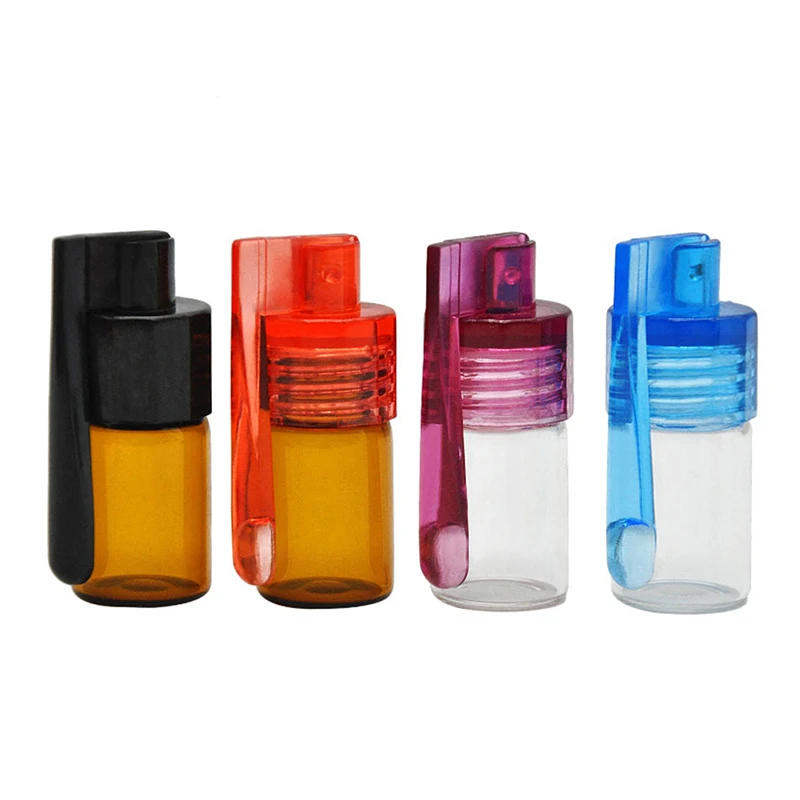 36mm/51mm Glass Bottle Botella Bullet Acrylic Pill Case New Glass Bottle