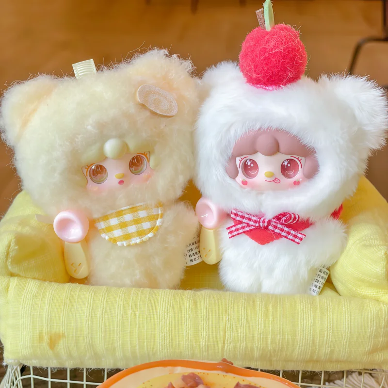 Yooki Just A Bite Series Blind Box Mini Soft Plush Pendant Fashion Toy Figure Cute Keychain Dolls Desktop Decoration Girl Gift