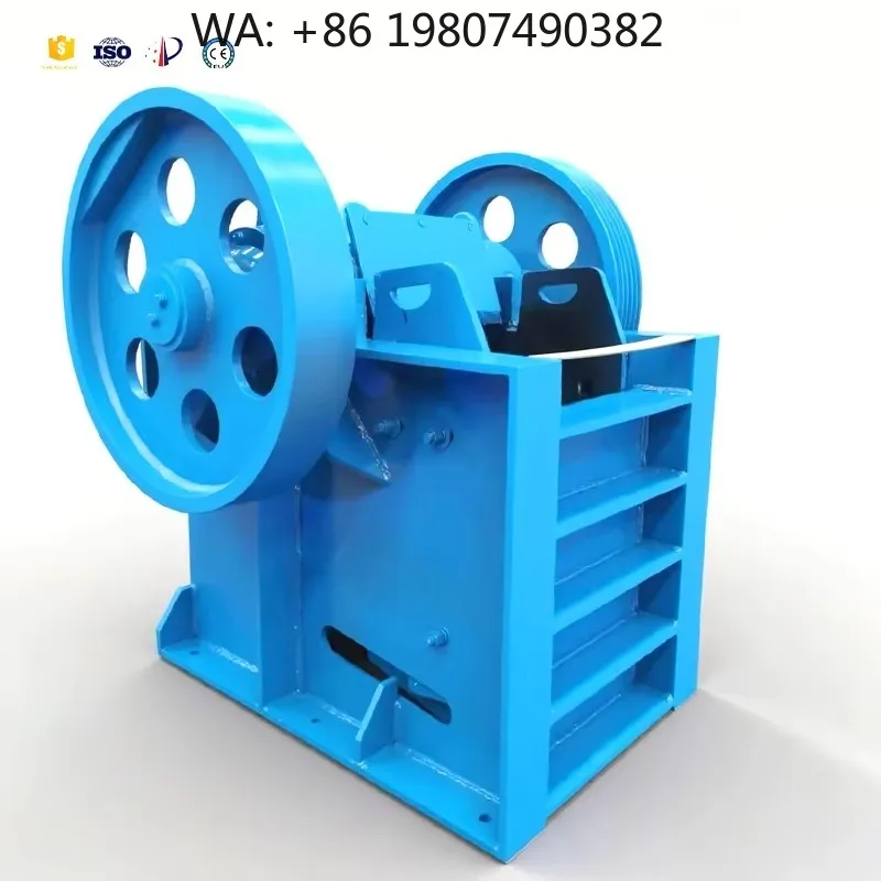 250x400 Mini Mobile Jaw Crusher,  Driven Mining Equipment, Portable Stone Crushing  for Limestone Granite Ore Processing