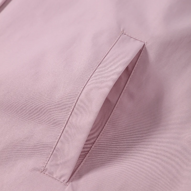 Damen Lange Jacken mit Stehkragen, Einreihige Oversize-Trenchcoats, Street-Style Damenmantel mit Langen Ärmeln, Einfarbig und Locker Geschnitten, Neue Oberbekleidung – Detail 8