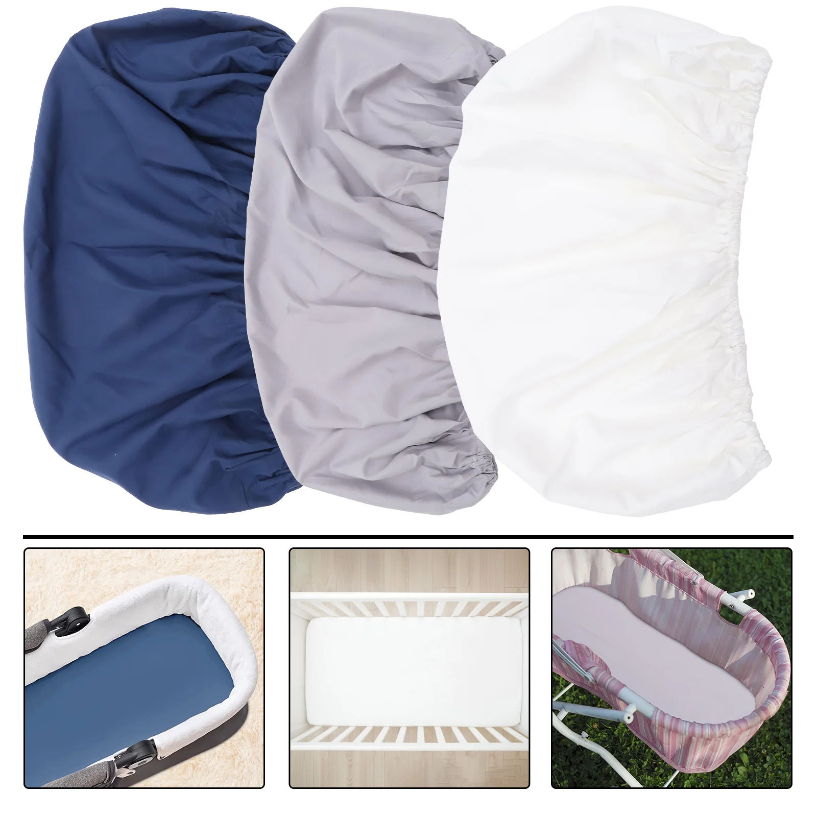 

3 Pcs Baby Fitted Sheet Crib Mattress Toddler Bedding Set/four-piece Set/multi-piece