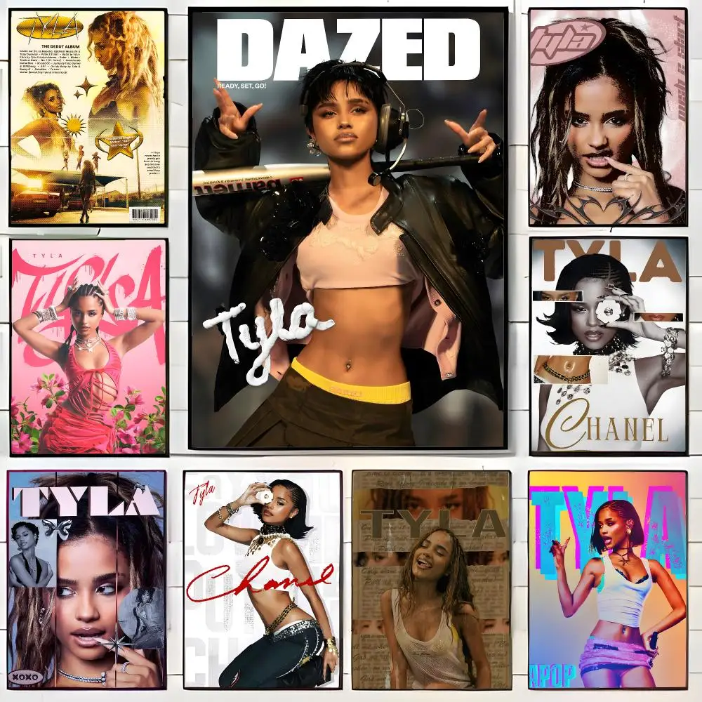pop singer t-Tyla Poster Wall Art Print Decorative Mural Home Decor Gift Unframed
