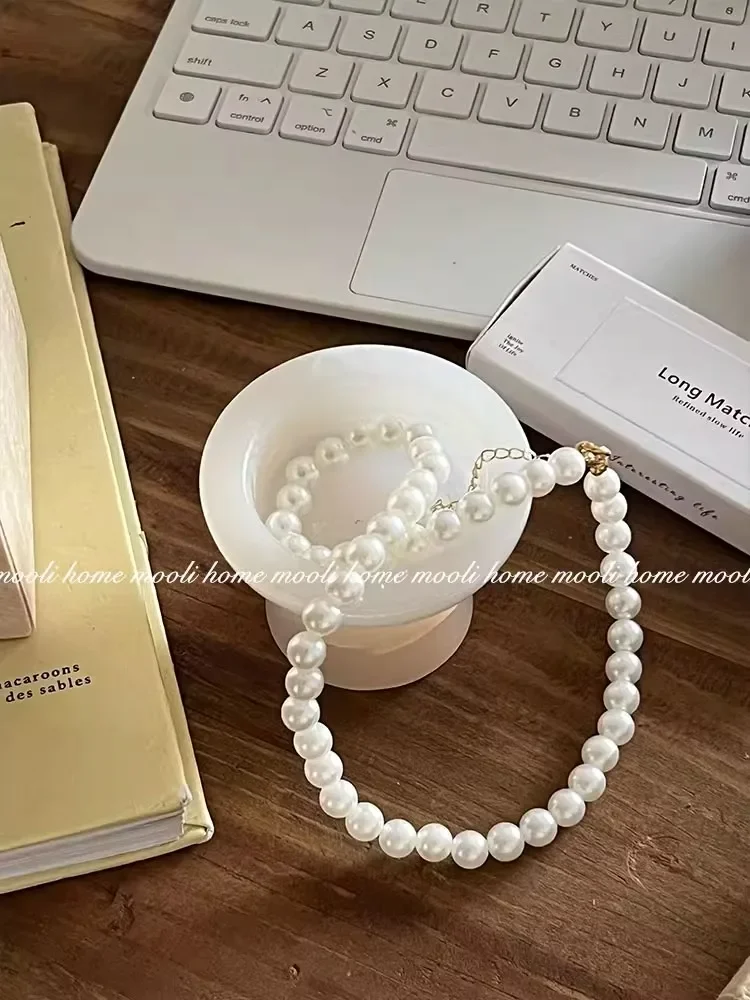 Light luxury Creativity Natural Jade Candlestick Aromatherapy Decoration Storage Ring Cup Living Room Advanced Mini Ornaments