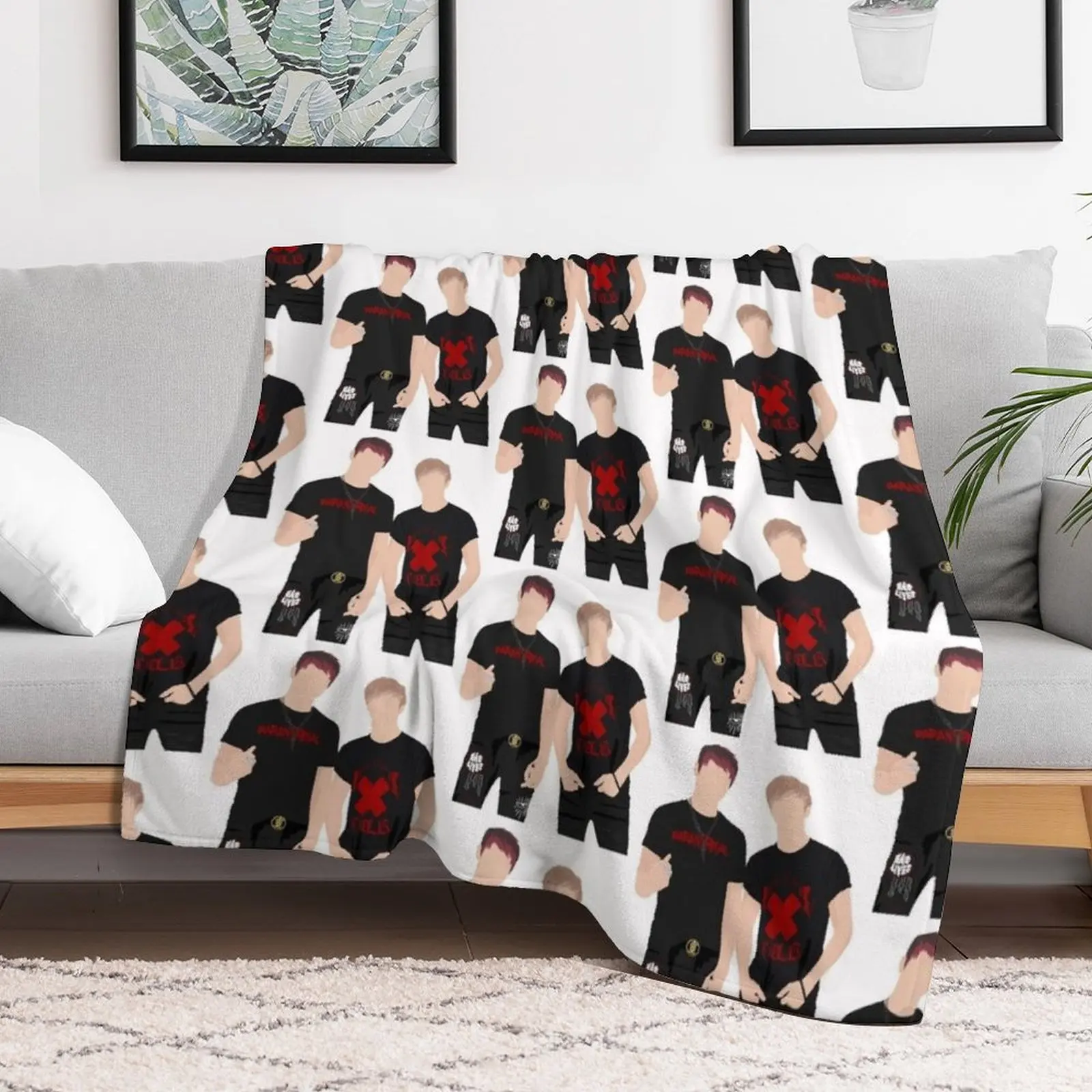 Sam and Colby Throw Blanket