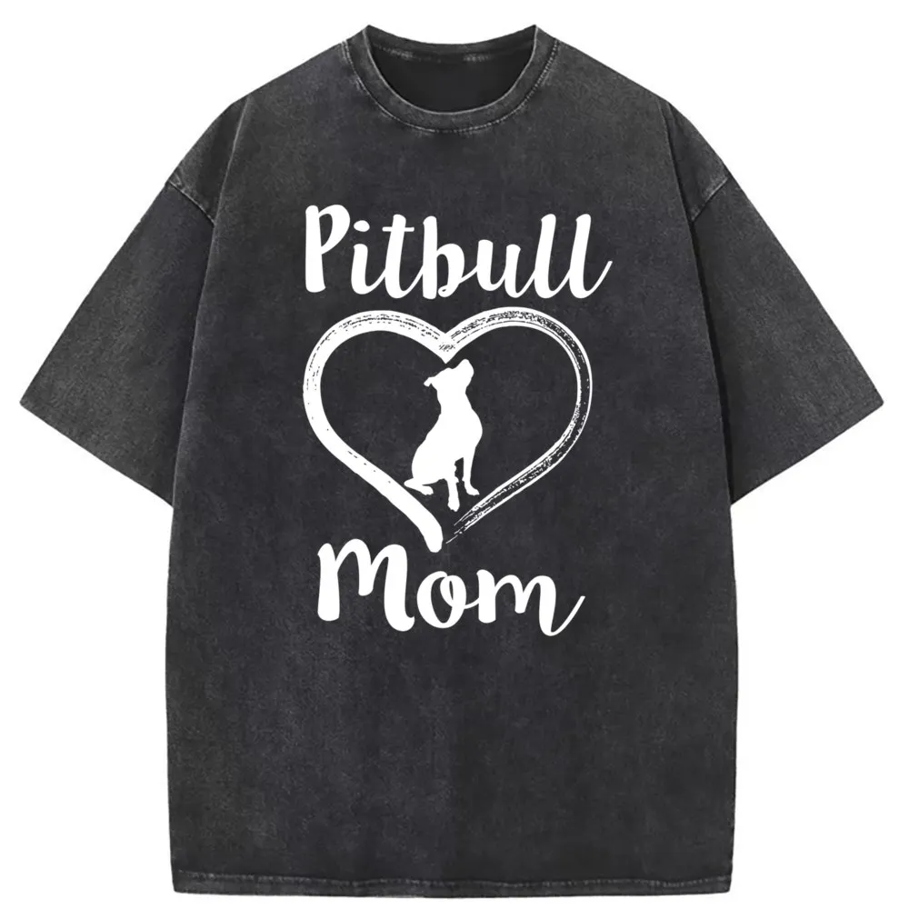 Pitbull Mom Womens  Sweater Pit Bull Dog Heart New 2023 Hot Sale Long Sleeve Sweatshirts For Men Slim Fit Sportswears