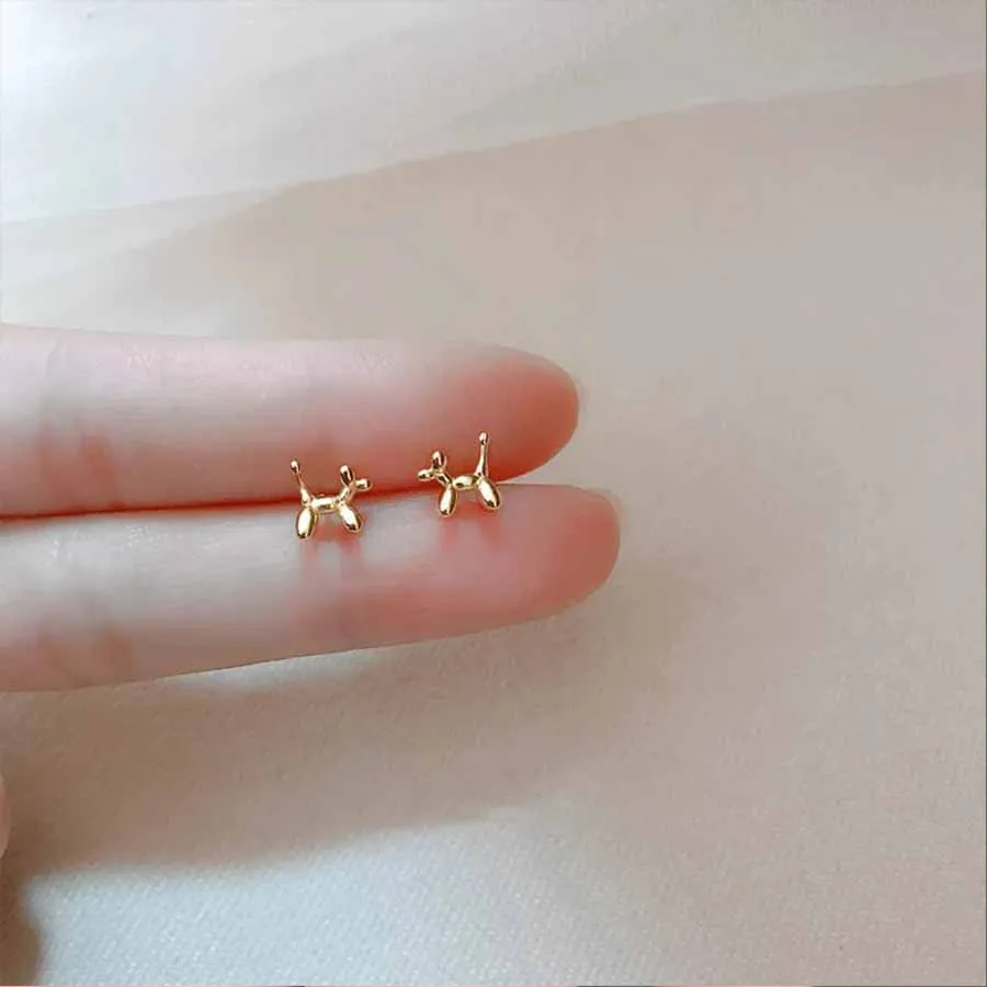925 Silver Needle Silver Color Simple Xo Leaf Small Stud Earrings for Women Hypoallergenic Daily Wear Ear Girls Pierc Gifts