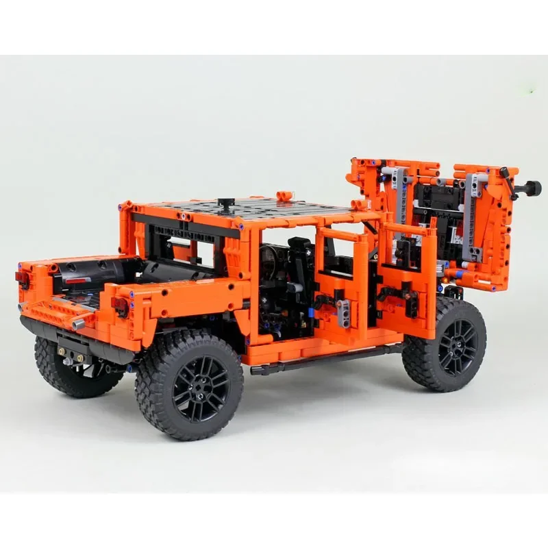 New H1MOC-194531 Compatible with 42177 Land Sports Car Racing Building Blocks Model 2503 Parts Kids Building Blocks Toy Gifts