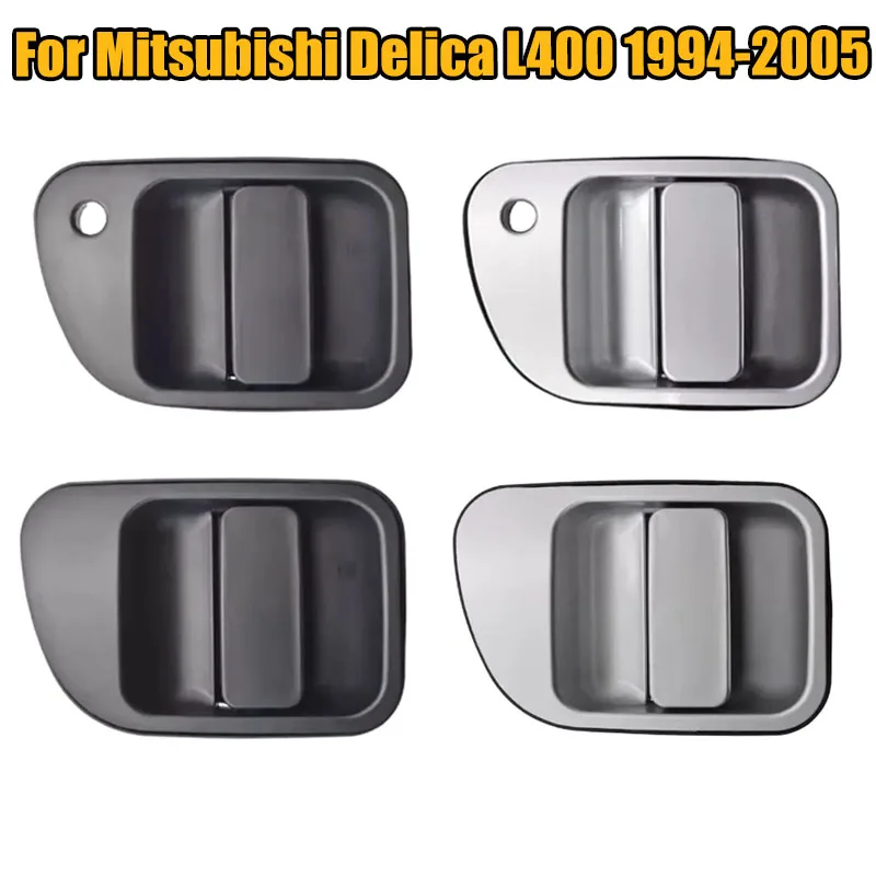 

For Mitsubishi Delica L400 1994-2005 Left Outerside Sliding Door Handle Car Rear Exterior Door Handles With Key Hole MB927593