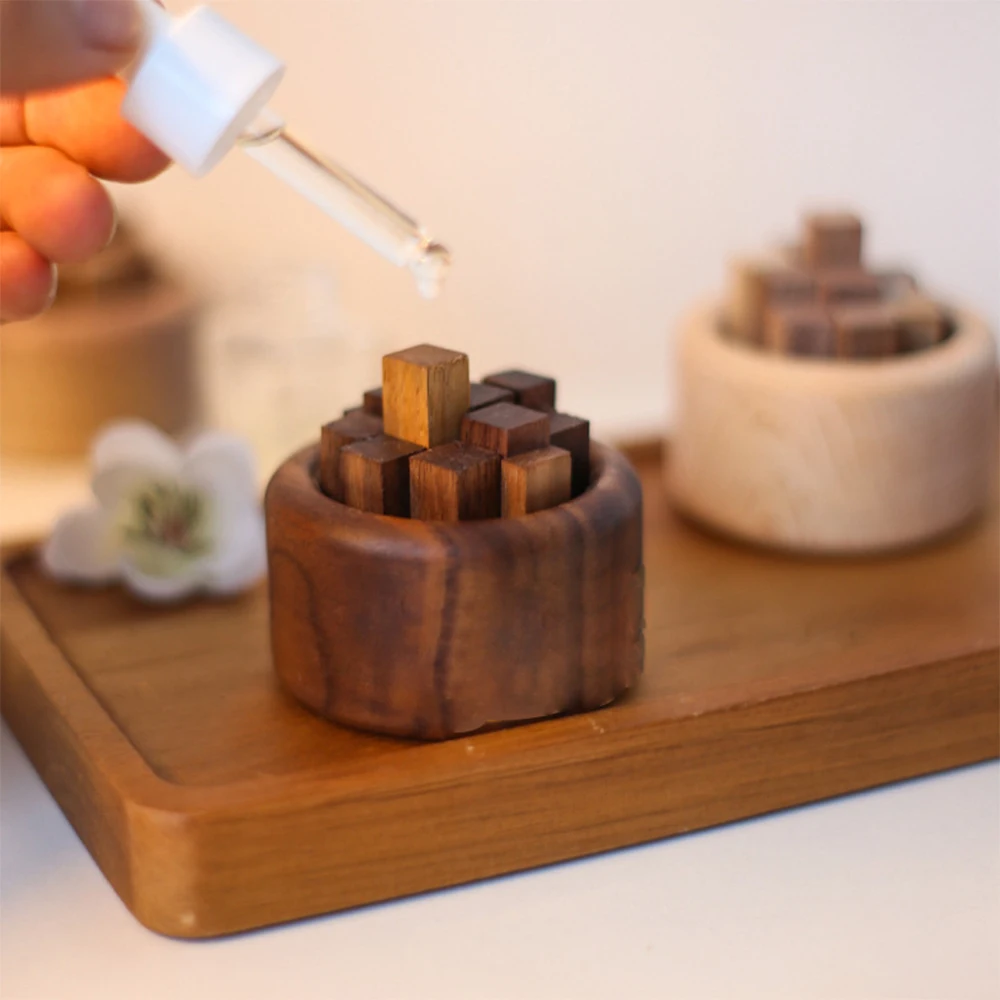 Creative Wooden Aromatherapy Interior Fragrance Expanding Fragrance Essential Oil Reed Aroma Diffuser Stick Room Fragrances