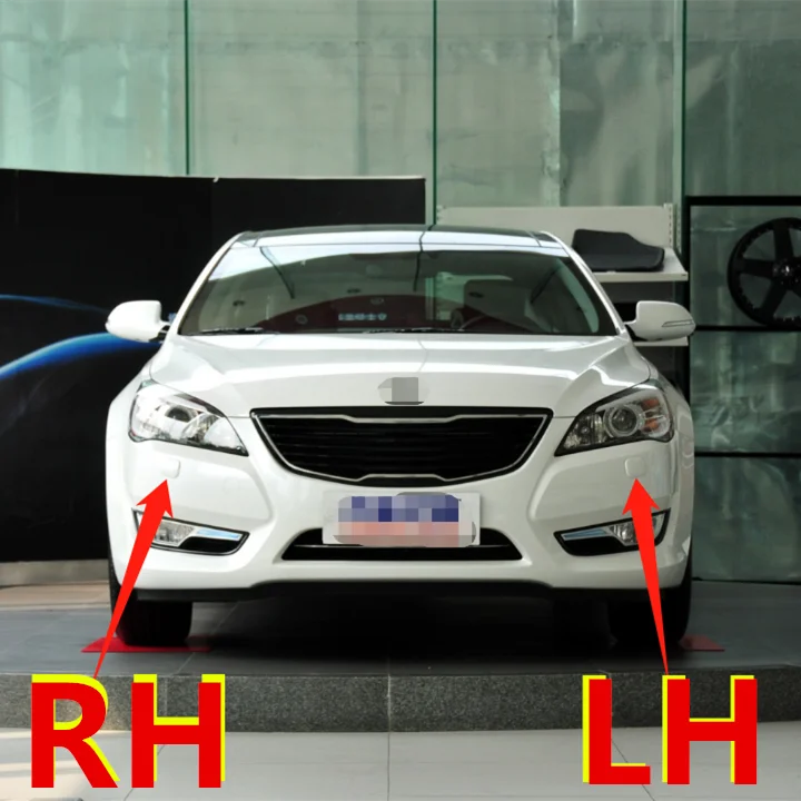 1Pcs Front Headlamp Headlight Cleaning Washer Spray Nozzle Jet Cover Cap For Kia 2010 2011 2012 Cadenza K7 986813R000 986913R000