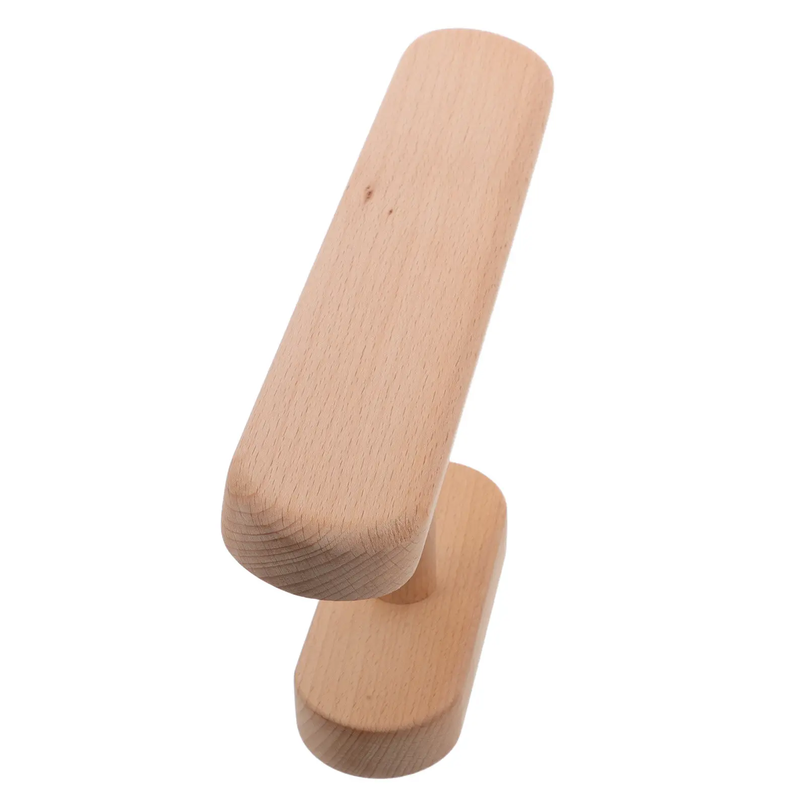 Wooden T-Bar Jewelry Display Stand Handmade Organizer 10.24x5.71x4.92in for Watches Bracelet Bangle Desktop Storage Rack