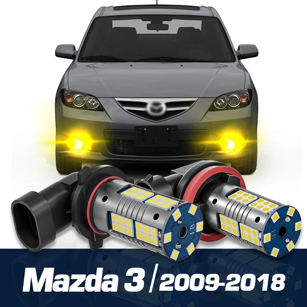 

2pcs LED Fog Light Canbus Accessories For Mazda 3 BL BM BN 2009-2018 2010 2011 2012 2013 2014 2015 2016 2017