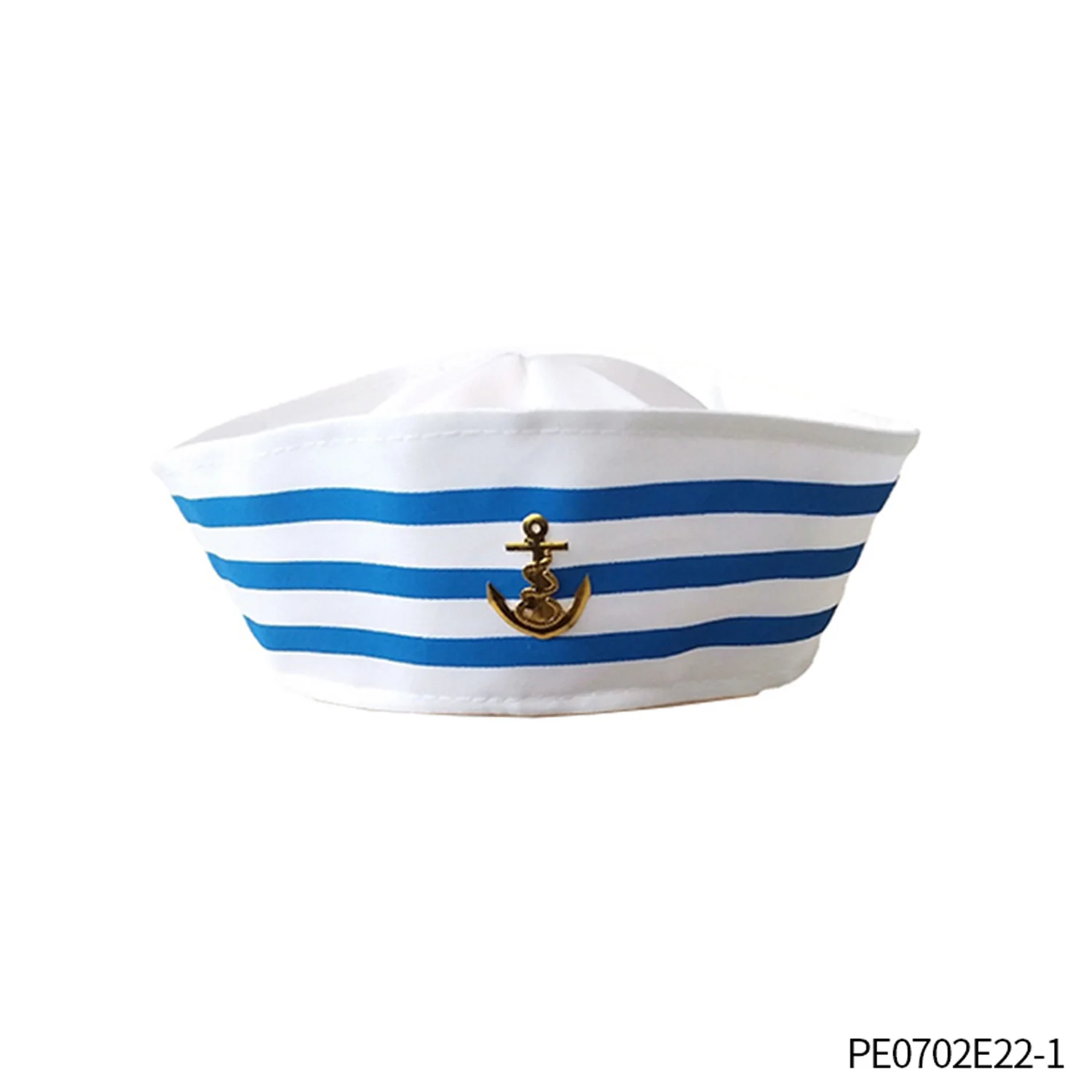 

PESENAR character costume Captain Sailor character costume Sailor hat blue and white color combination hat