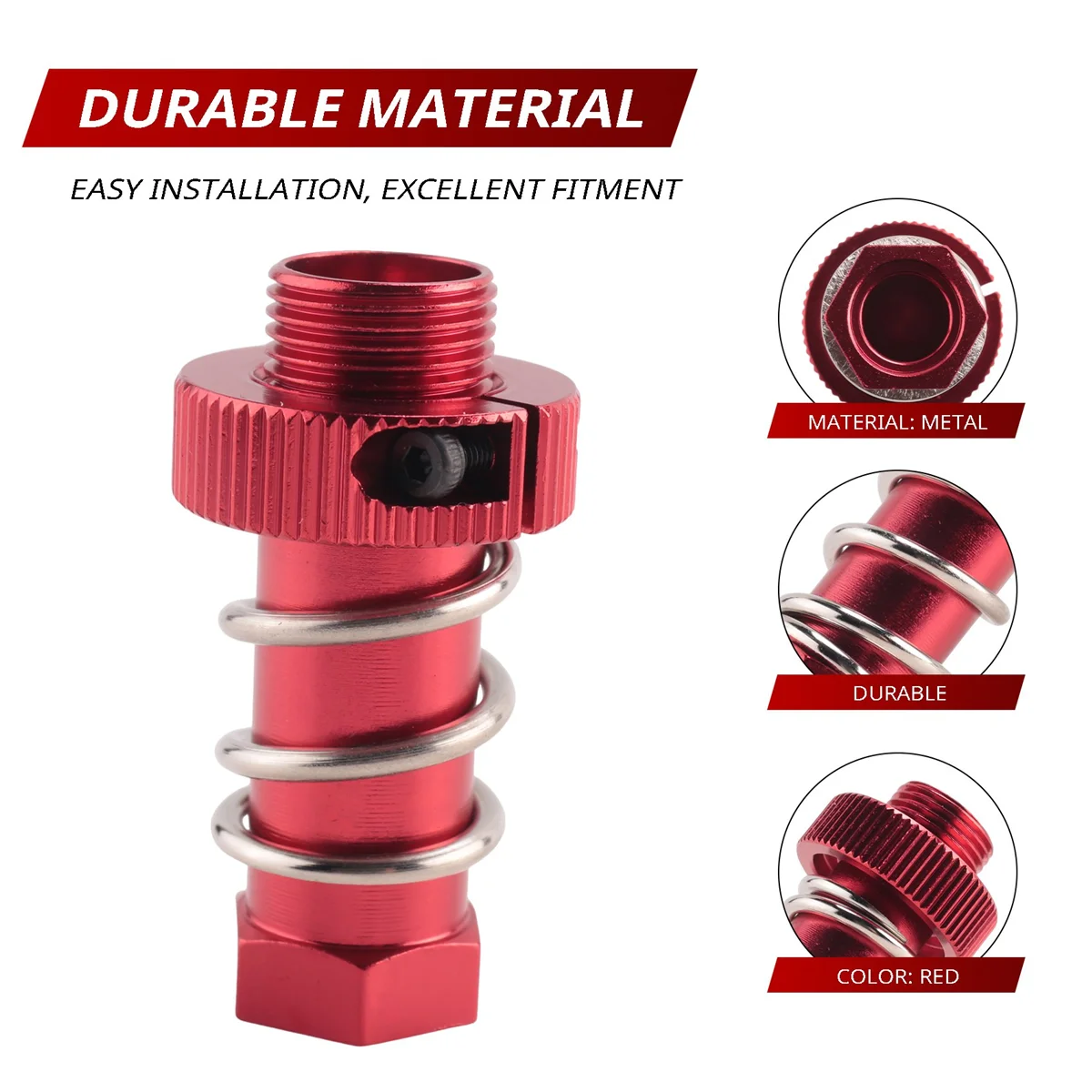 ГОРЯЧАЯ металлическая трубка для сервопривода с зажимной гайкой для Arrma 1/8 Kraton Senton Talion Typhon 1/7 Infraction Mojave, обновленные детали, 1