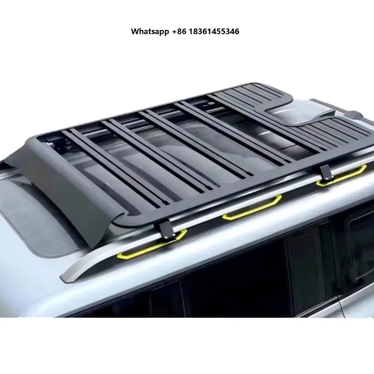 

Custom Pickup Truck Bed Canopy Platform Rack Box Lid Platform Frame Aluminum Alloy Roof Rack No Drilling Installation