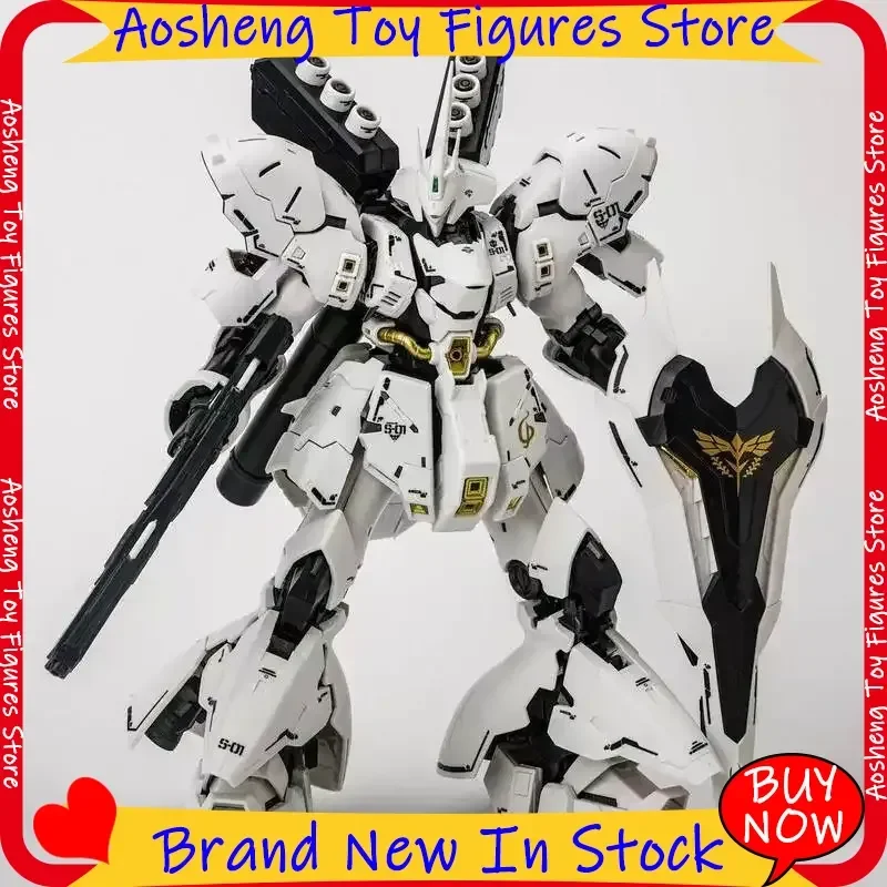 RG 1/144 White Sazabi Assembly Model Kit Action Figure With Funnel Beam Effect Parts Char'S Counterattack Collectible Toy Gift