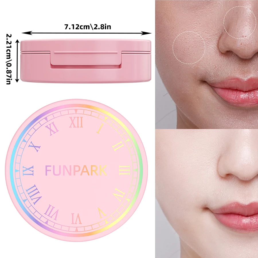 6 kolorów naturalny puder wykończeniowy do twarzy długotrwały puder konturowy kontrolujący wydzielanie sebum makijaż matowy bezwadny w wyglądzie kosmetyk utrwalający makijaż