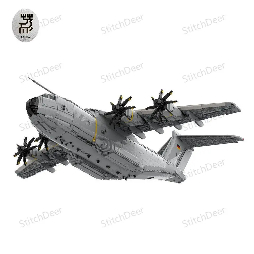 

High Difficulty 14793PCS MOC Airbus A400M Atlas Airplane Creator Expert Building Blocks Assembly Toy Brick New Year Holiday Gift