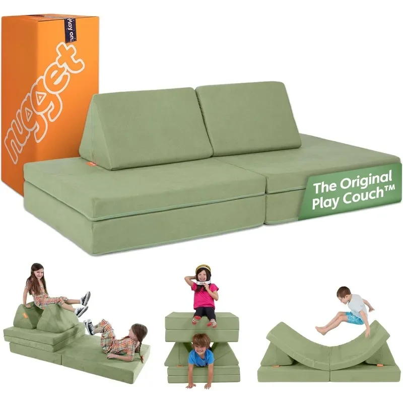

Nugget-The Original Play Couch for Kids - Modular Foam Children's Sofa for Playroom, Imagination, Creative Open Ended Play