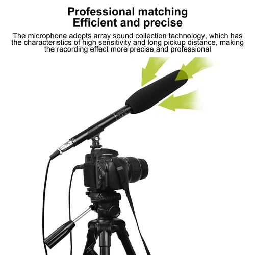 Micrófono de condensador Micrófono de condensador XLR de alta sensibilidad Calidad de sonido HD para teléfonos móviles