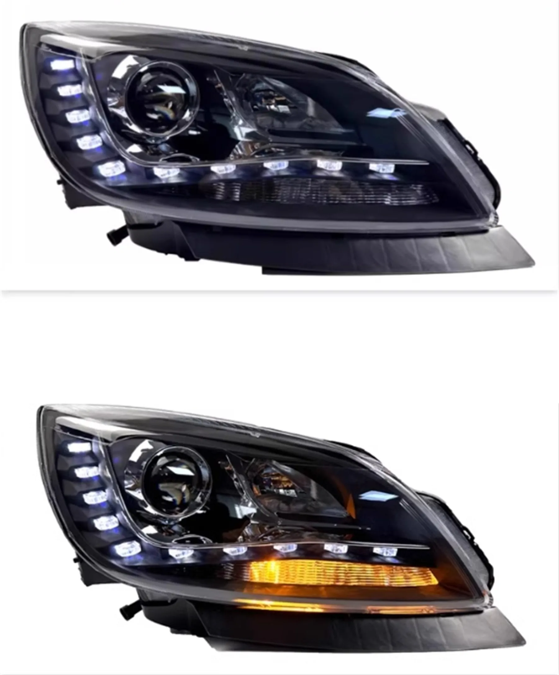 Front Headlight Headlamp Angel Eyes for Buick Excelle GT Opel Astra j 11-14 Low High Beam Turn Signal