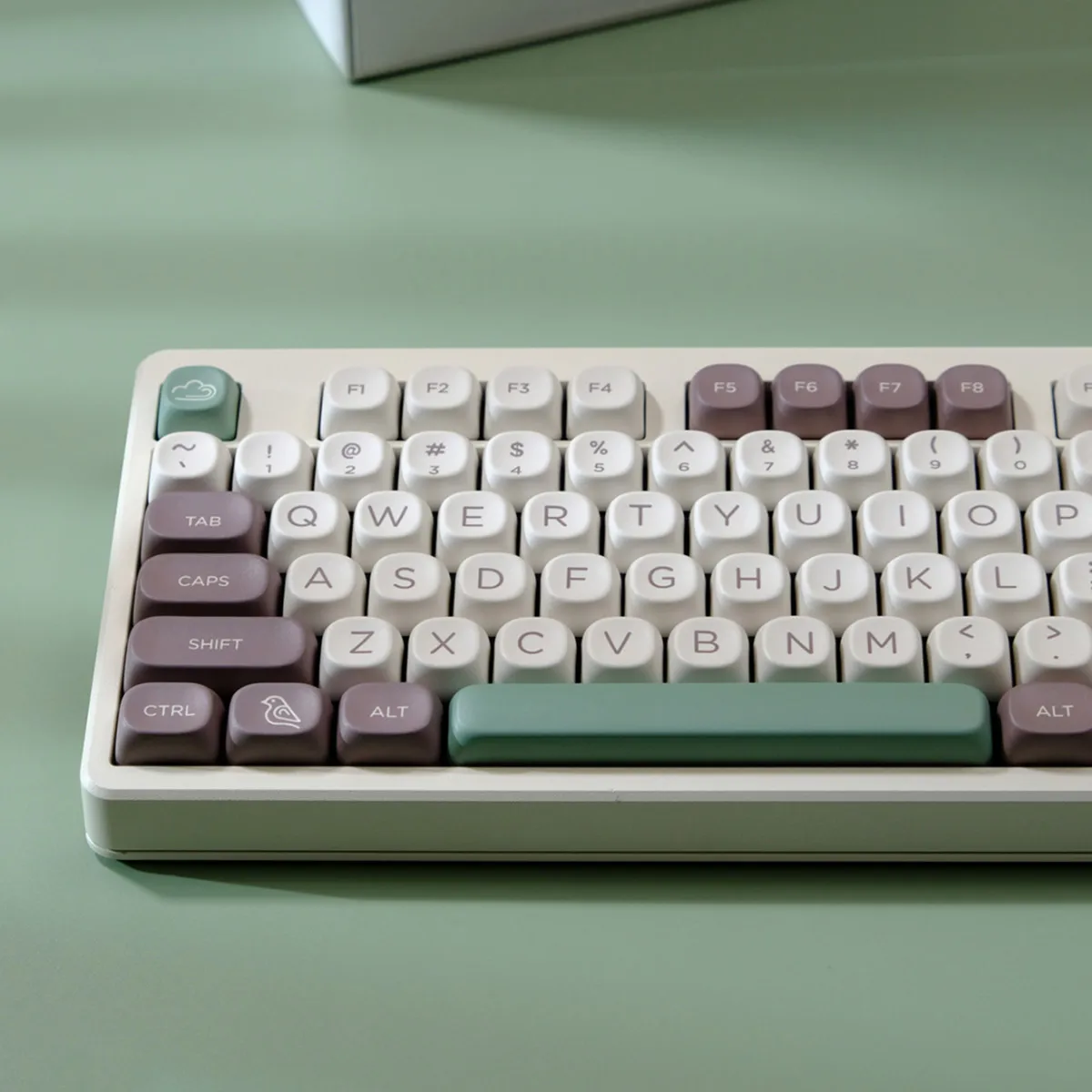 Imagem -03 - Conjunto de Keycap Material Pbt para Interruptores mx Grande Bear Sublimação Dye Perfil Moa Gk75 Gk96 126 Chaves