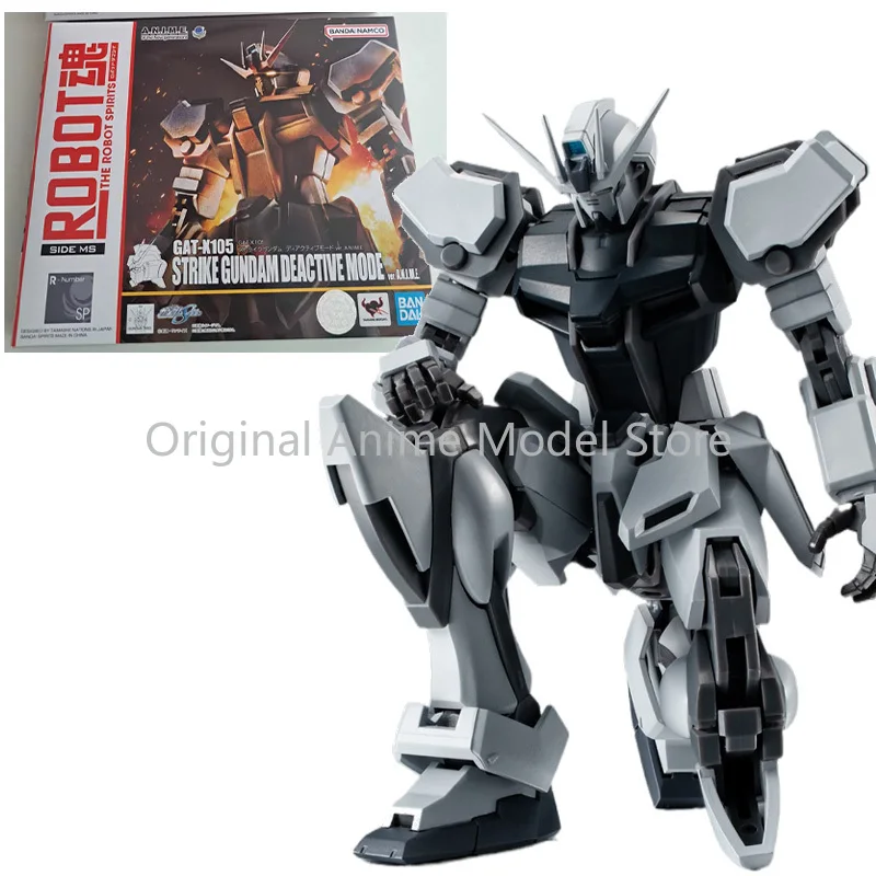 В наличии Оригинальный BANDAI ROBOT GAT-X105 STRIKE GUNDAM DEACTIVE MODE Ver. А.Н.И.М.Е. Коллекция 12,5 см, фигурки, игрушки, подарки