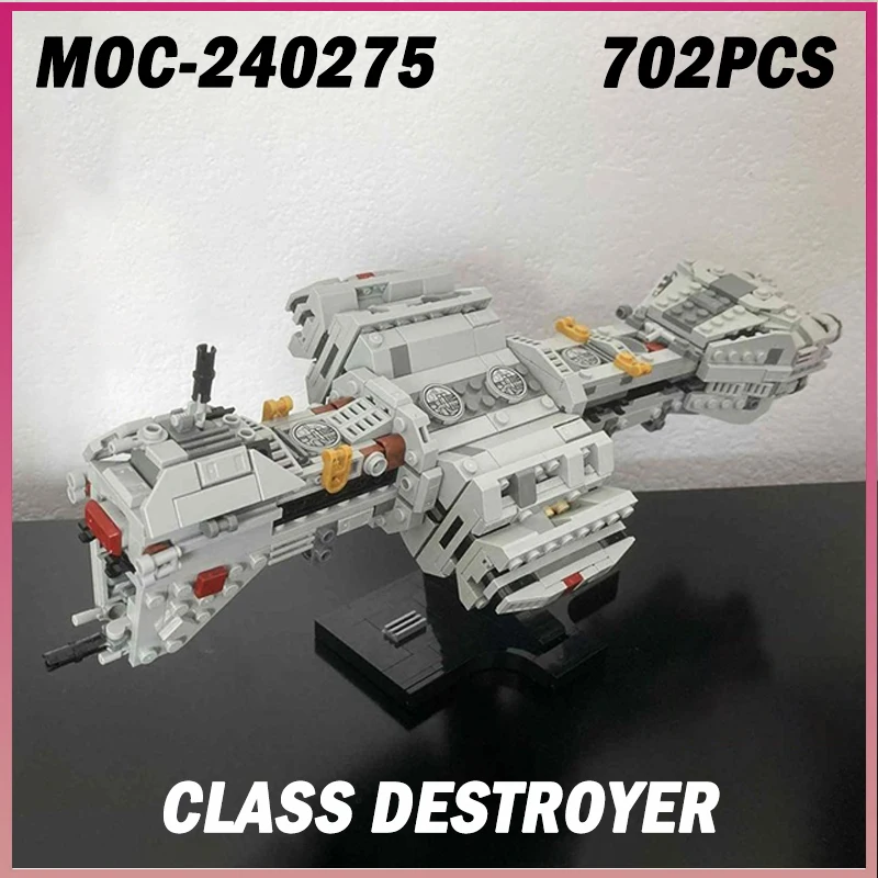 

702 шт. MOC-240275 класс-разрушитель космический корабль фильм серии техническая модель строительные блоки кирпичи сборка игрушка для взрослых креативный подарок
