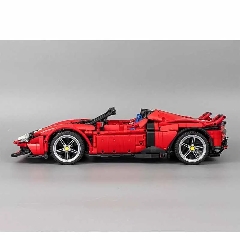MOC-273448 Red New Iconic City Sports Racing Car Building Block Model 2563 Parts MOC Creative Boys Birthday Christmas Toy Gift 3