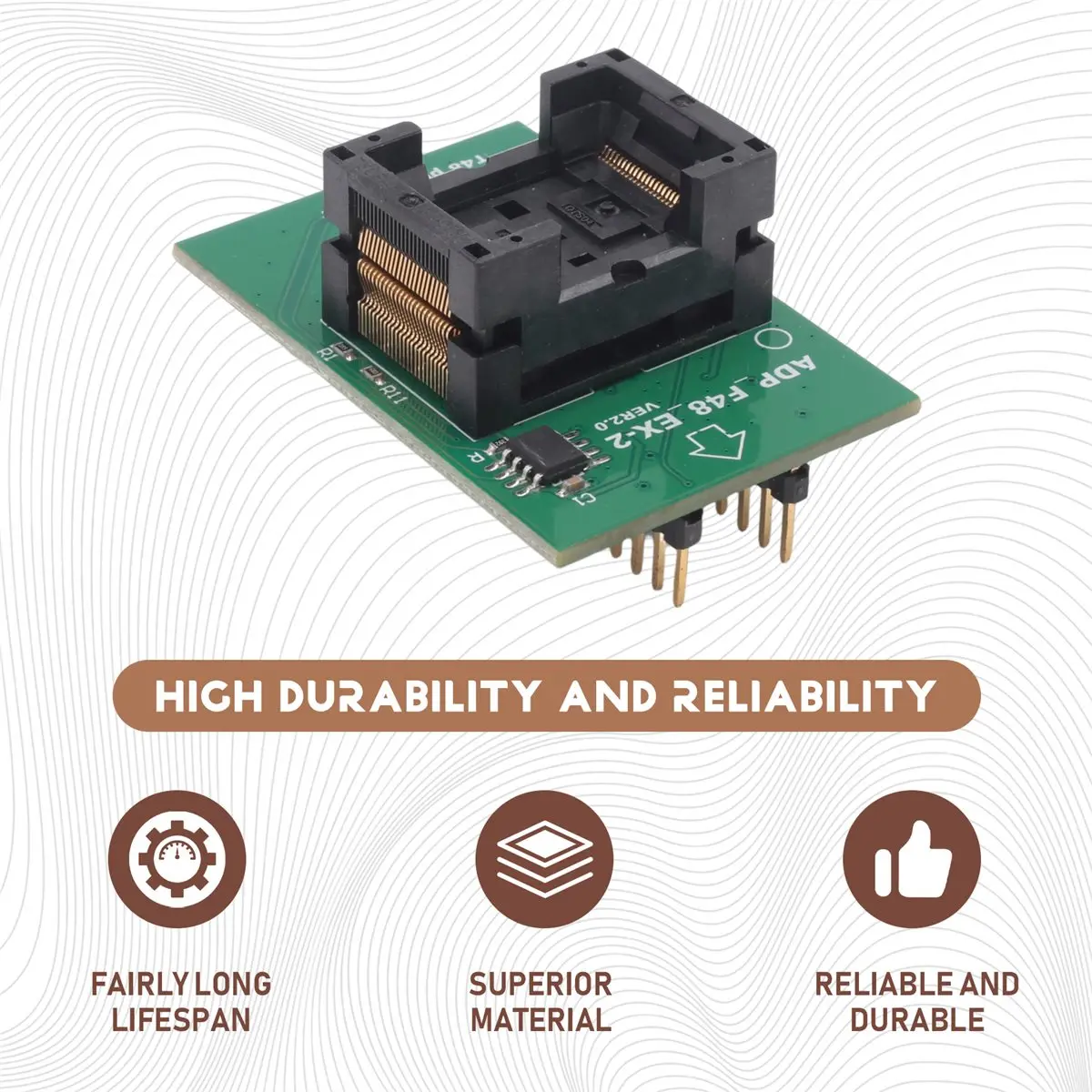 High-quality PC accessories in Stock TSOP48 NOR Programmer Adapter Wire Burning Socket for T48 Chip Socket