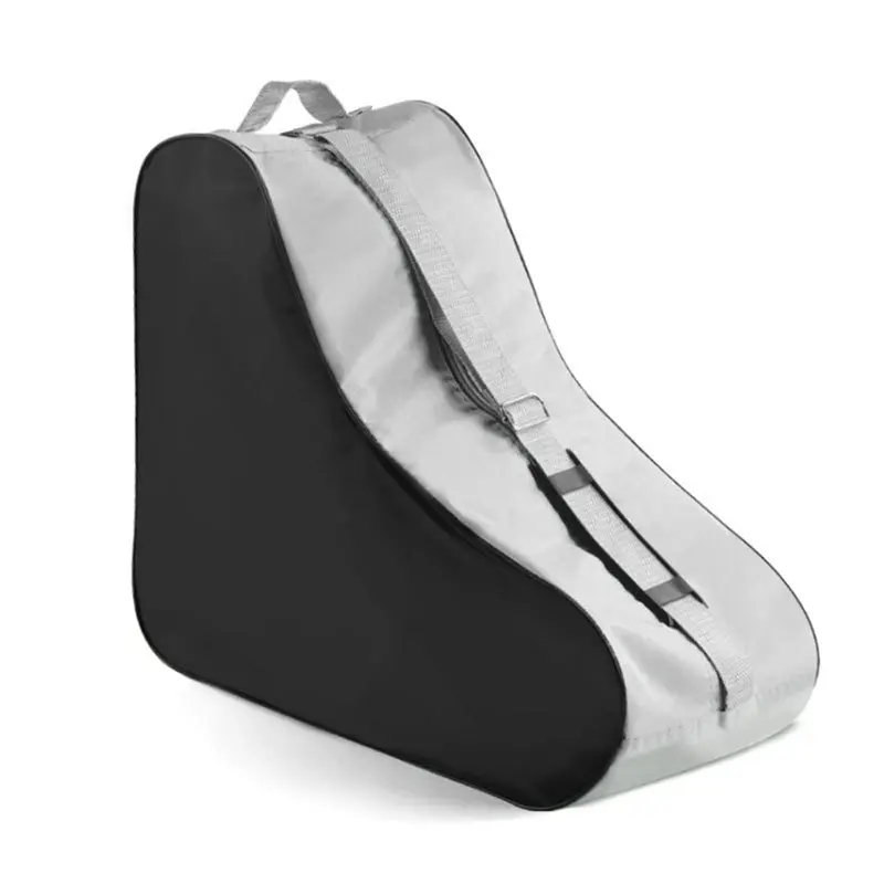 

НОВИНКА! ABKG】 Портативная сумка для роликовых коньков, большая вместительная сумка для хранения ледовых коньков, сумка-чехол для коньков, черная.