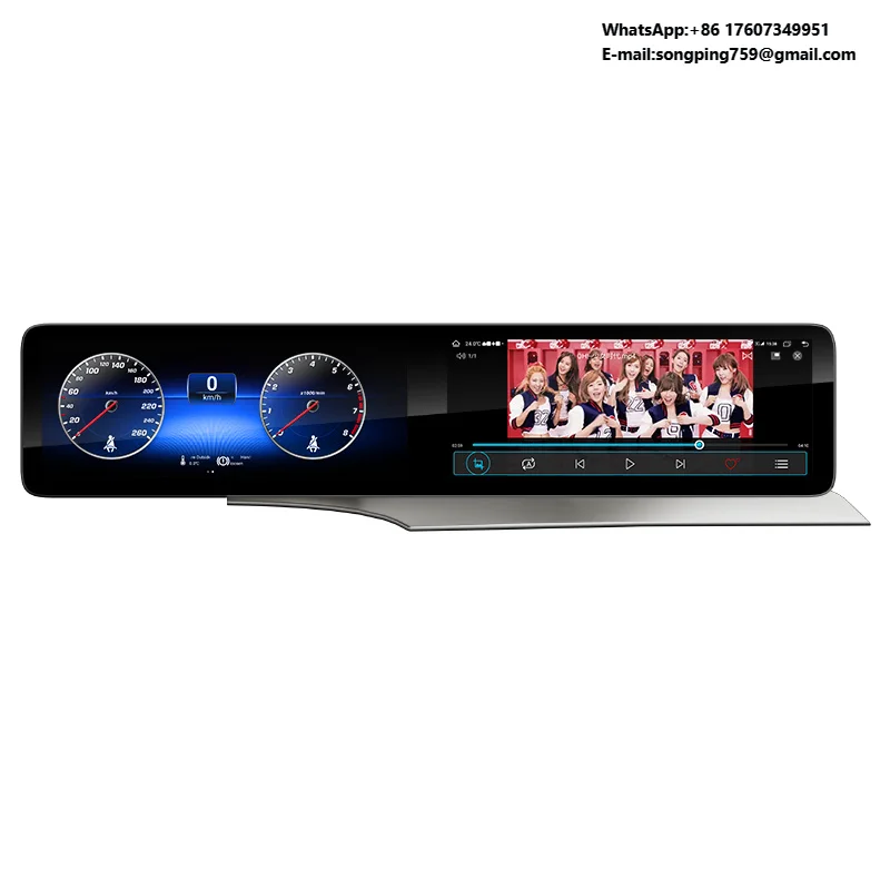 

STWEI Android13 for Mercedes Benz C/GLC/W205 2015-2021 NTG 5.0 5.5 6.0 Carplay Dual Screen 26inch Car Radio Playback Multimedia