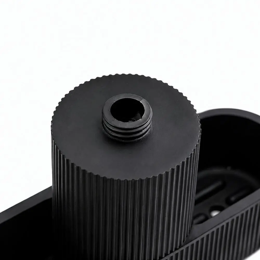 Manual Dish Soap Dispenser With Sponge Tray Black Resin Kitchen Sink Storage Organizer Countertop Liquid Pump Cleaning Tool
