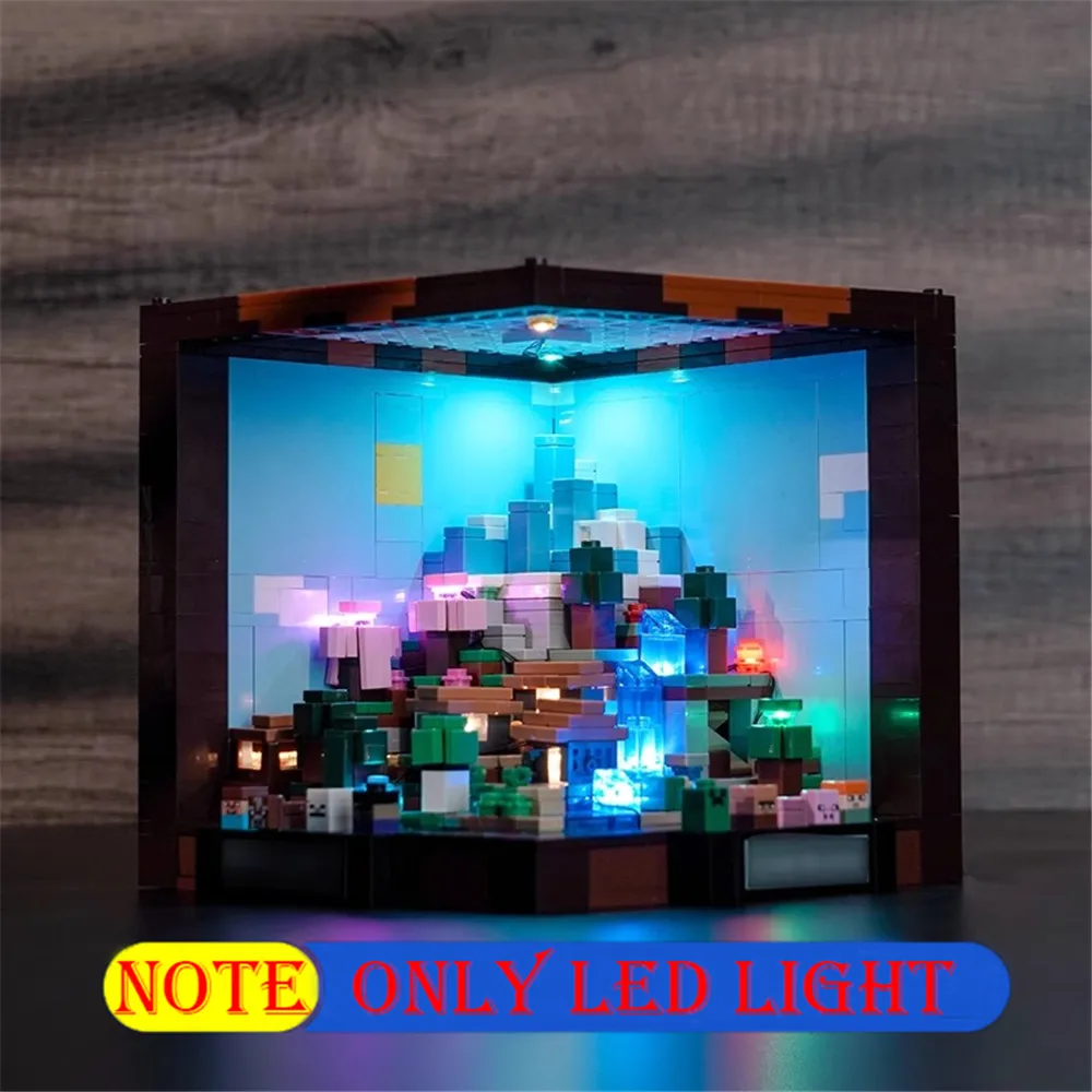 My World Game Led Light Kit For 21265 The Crafting Table Not Building Blocks (Only Lighting Set)