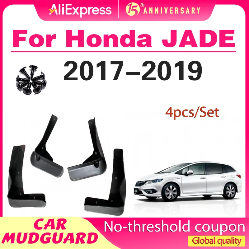 

Set Mud Flap Flaps For Honda Jade 2017-2019 Fender Mudguard Mud Flaps Guard Splash Flap Mudguards Car Accessories