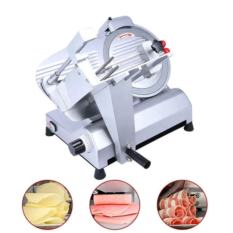 Welldone 12 Inch Semi-automatic Commercial Frozen Meat Cutting Slicer Machine for Restaurant commercial use