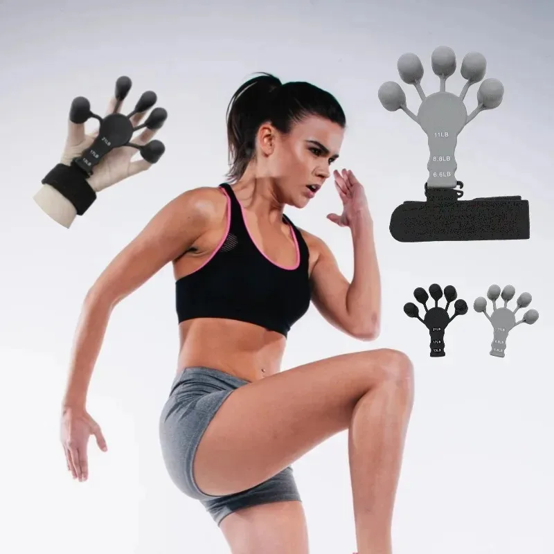 1/2/3Pcs Grip Training and Exercise Finger Exercise Stretcher Hand Strengthener Arthritis Grip Trainer Hand Brush Expander Grips