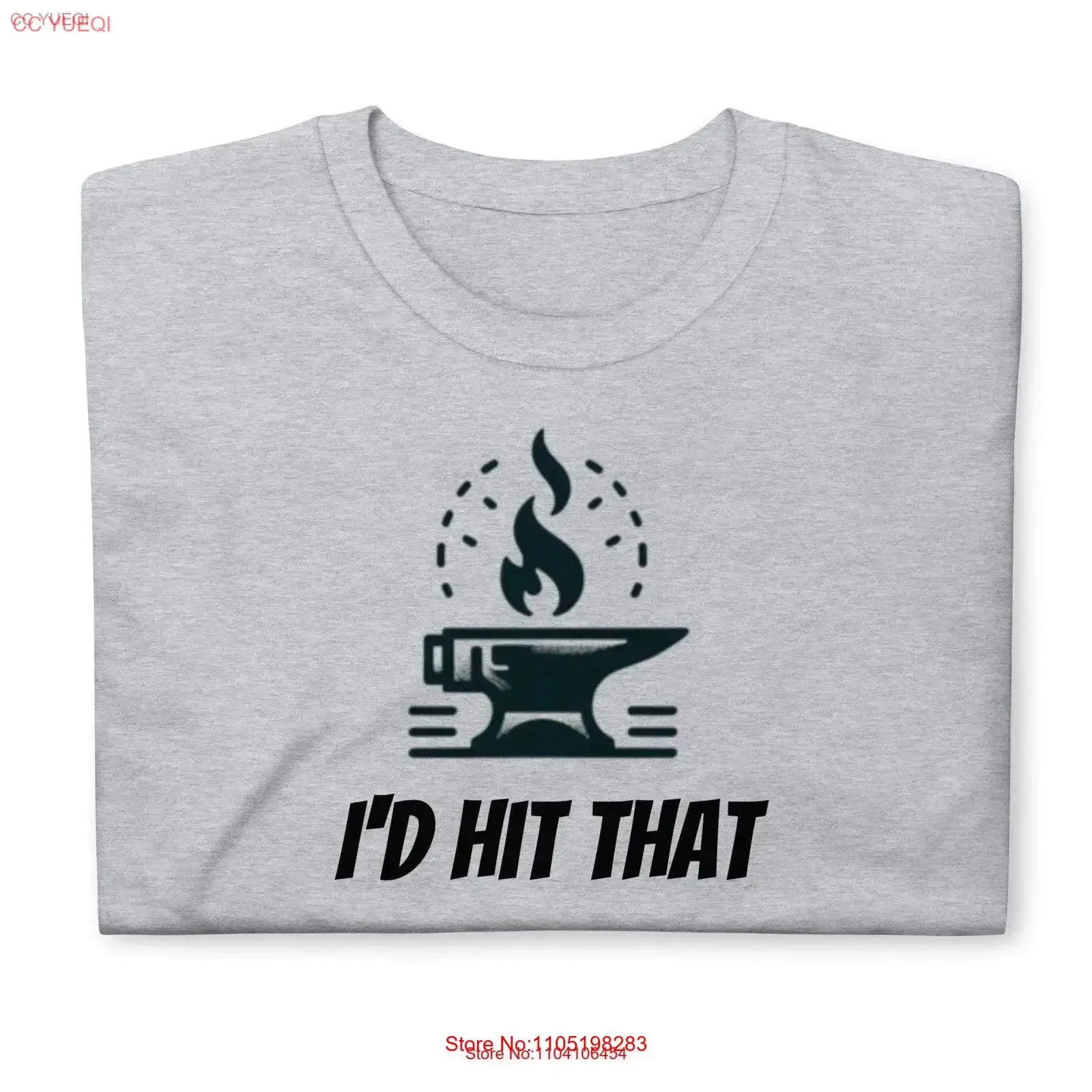 

Bladesmith T Shirt I'd hit thaT blacksmith knifemaker vintage Washed graphic designer clothes Unisex Breathable streetwear