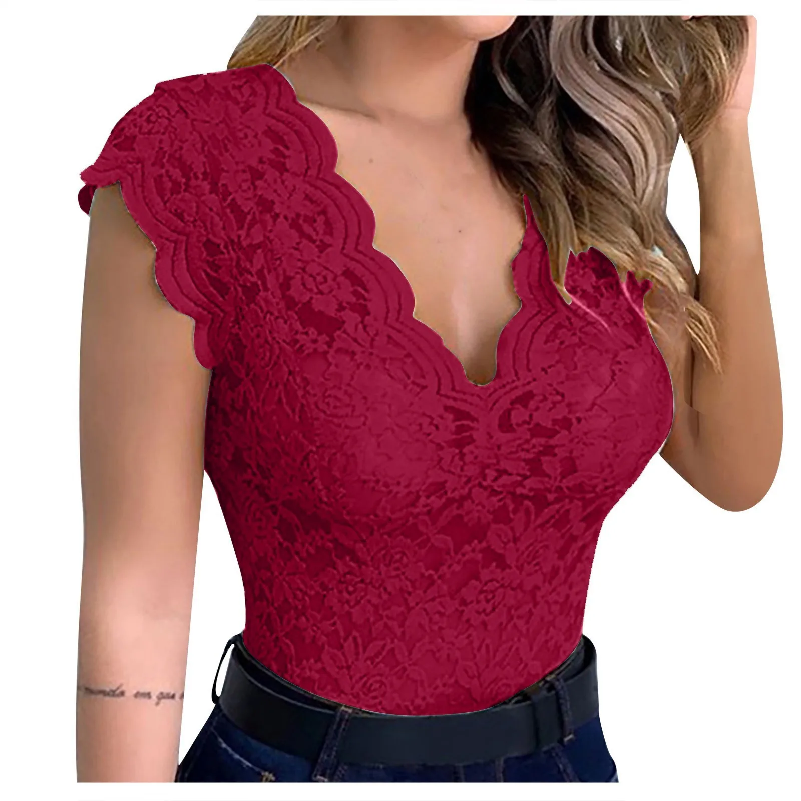 New Tanks For Women Summer Women Lace Sexy Camisole V Neck Tank Top Underwear Vest Candy Color Bralette Female Lace Underwears