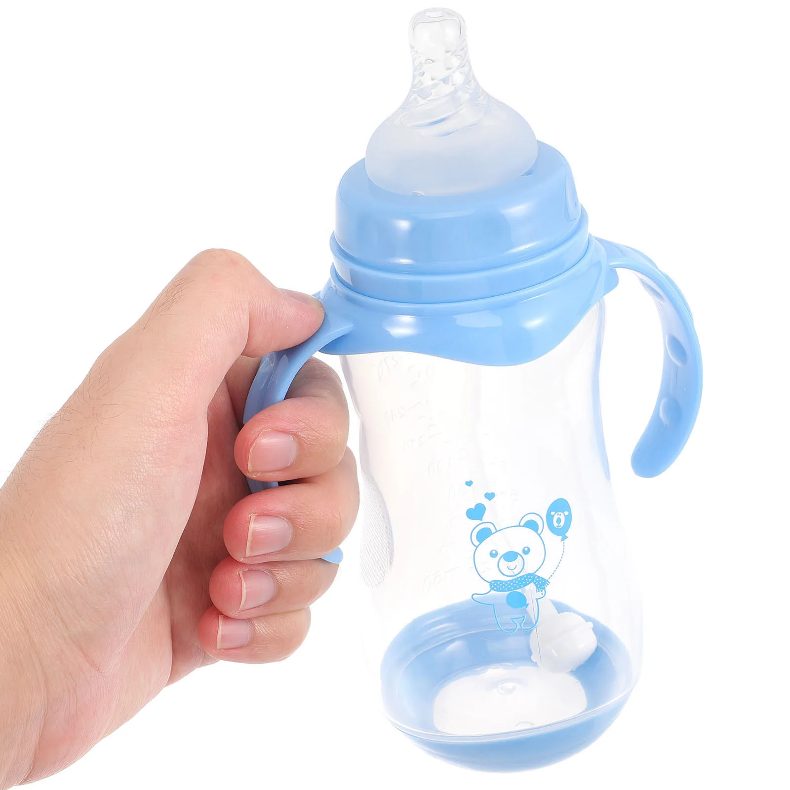 

1Set Color-Change Baby Milk Feeding Bottle Wide Mouth Leak-Proof Baby Nursing Bottle Newborn Feeder Easy Clean Portable