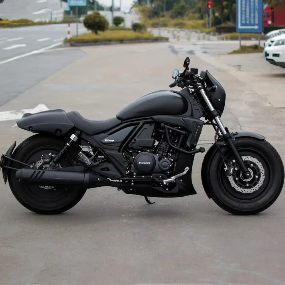 For Haojue motorcycle TR300 modified new all-inclusive lower deflector lossless straight-up engine bottom bracket large surround