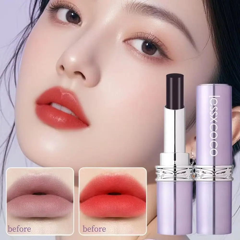 Rouge à lèvres magique noir à Membrane bionique, baume hydratant, ne se décolore pas, brillant à lèvres imperméable longue durée pour le soin des lèvres de déesse