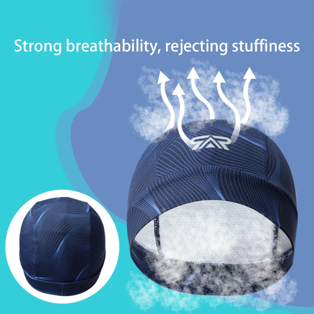 3 Pack Cooling Skull Cap Elastic Breathable Helmet Liner Sweat Wicking Multifunctional Head Wrap Bicycle Cycling Running Hat for