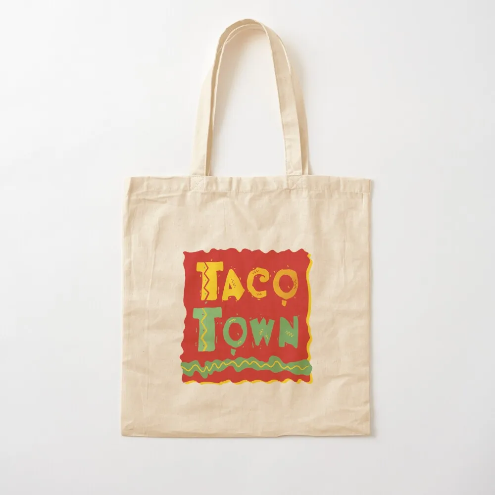 

Taco Town Tote Bag hand bags reusable shopping bag Canvas bag for women Canvas Tote